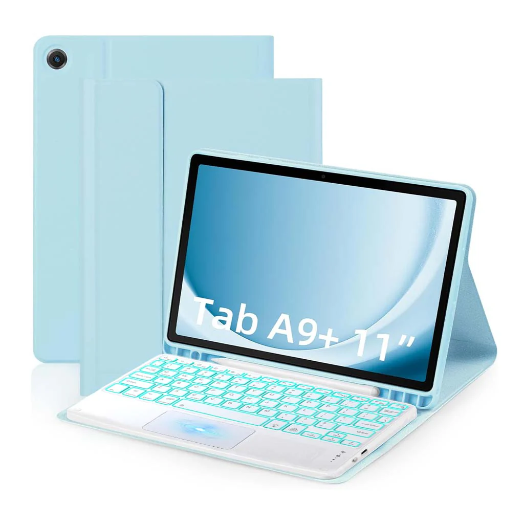 Keyboard Case for Samsung Galaxy Tab A11 Plus and A9+ 11 inch Folio Cover - Image 15