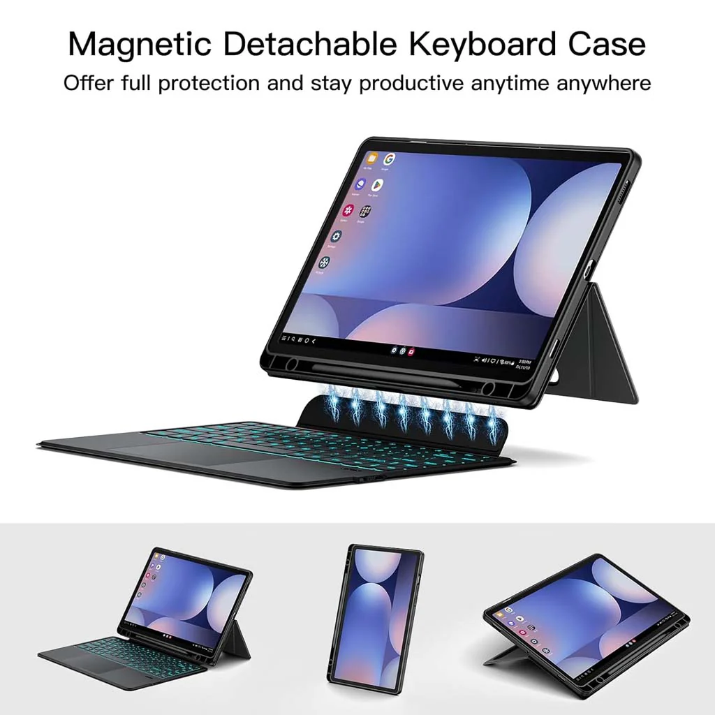 Keyboard Case for Samsung Galaxy Tab S10, S9, S8 Ultra 14.6 inch Cover - Image 8