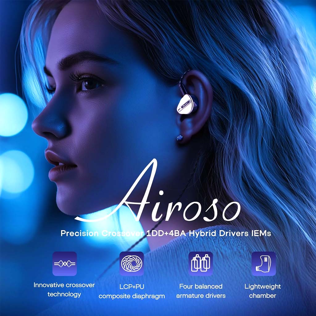 Kiwi Ears- Airoso 1DD + 4BA Hybrid IEM - Image 3