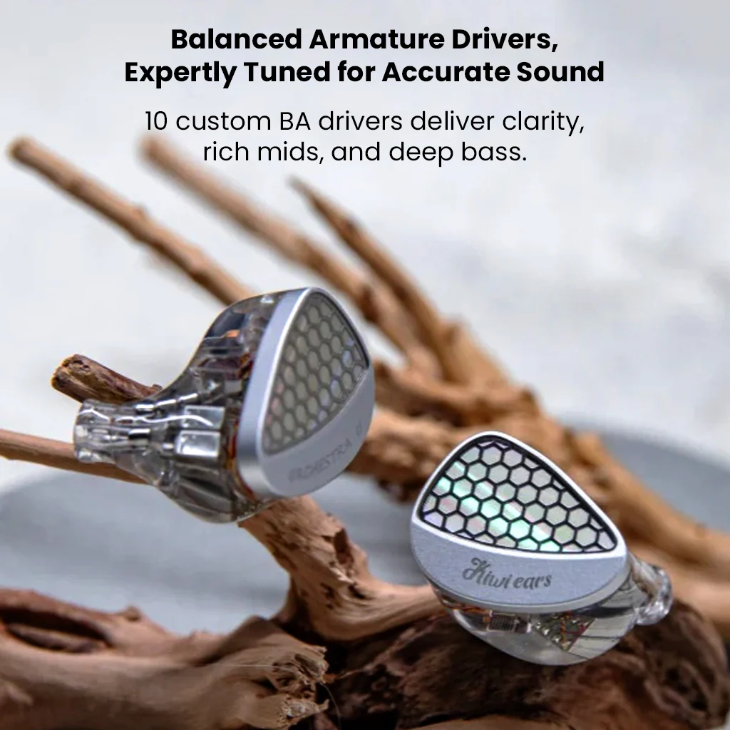 Kiwi Ears- Orchestra II 10mm Balanced Armature Drivers In-Ear Monitor - Image 4