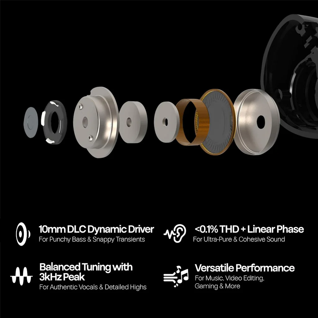 KiwiEars - Belle 10mm Dynamic Driver IEM - Image 3