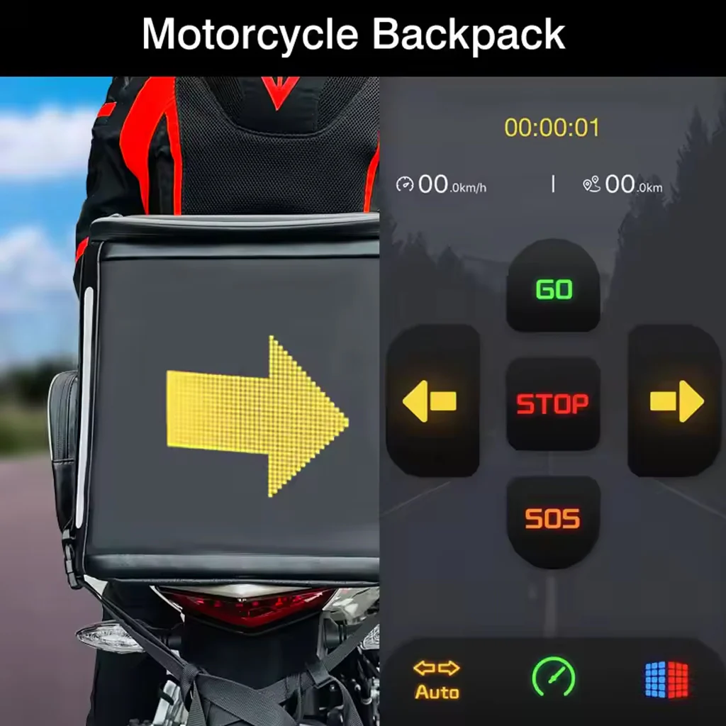 KWQ 40L Tail Bag with Smart LED Display - Image 5
