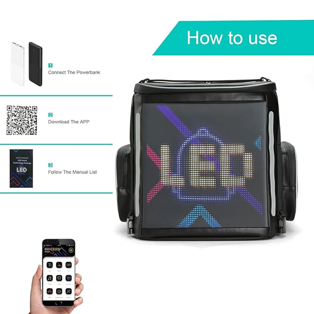 KWQ 40L Tail Bag with Smart LED Display - Image 7