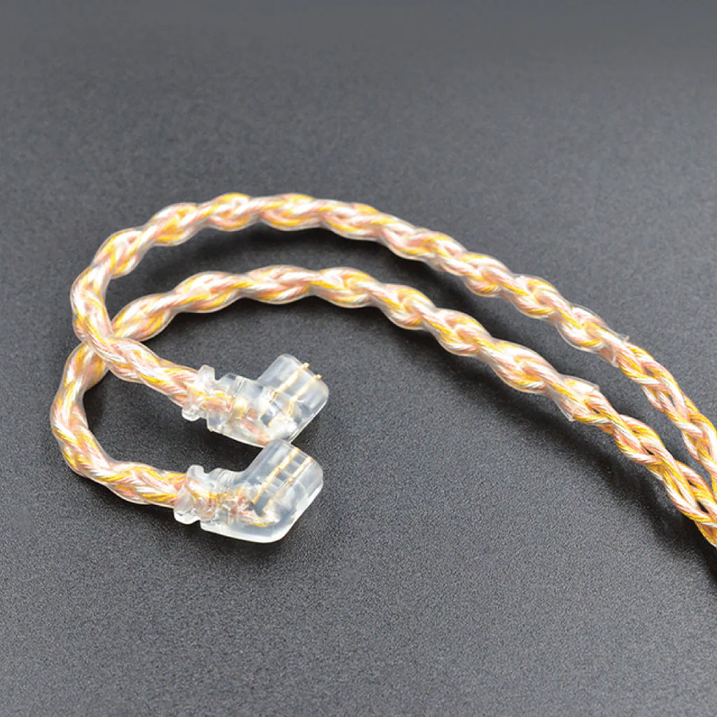 KZ - 8 Core Gold Silver Upgrade Cable For IEM - Image 7