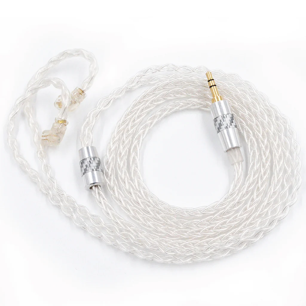 KZ - 8 Core Silver Plated Upgrade Cable for IEM
