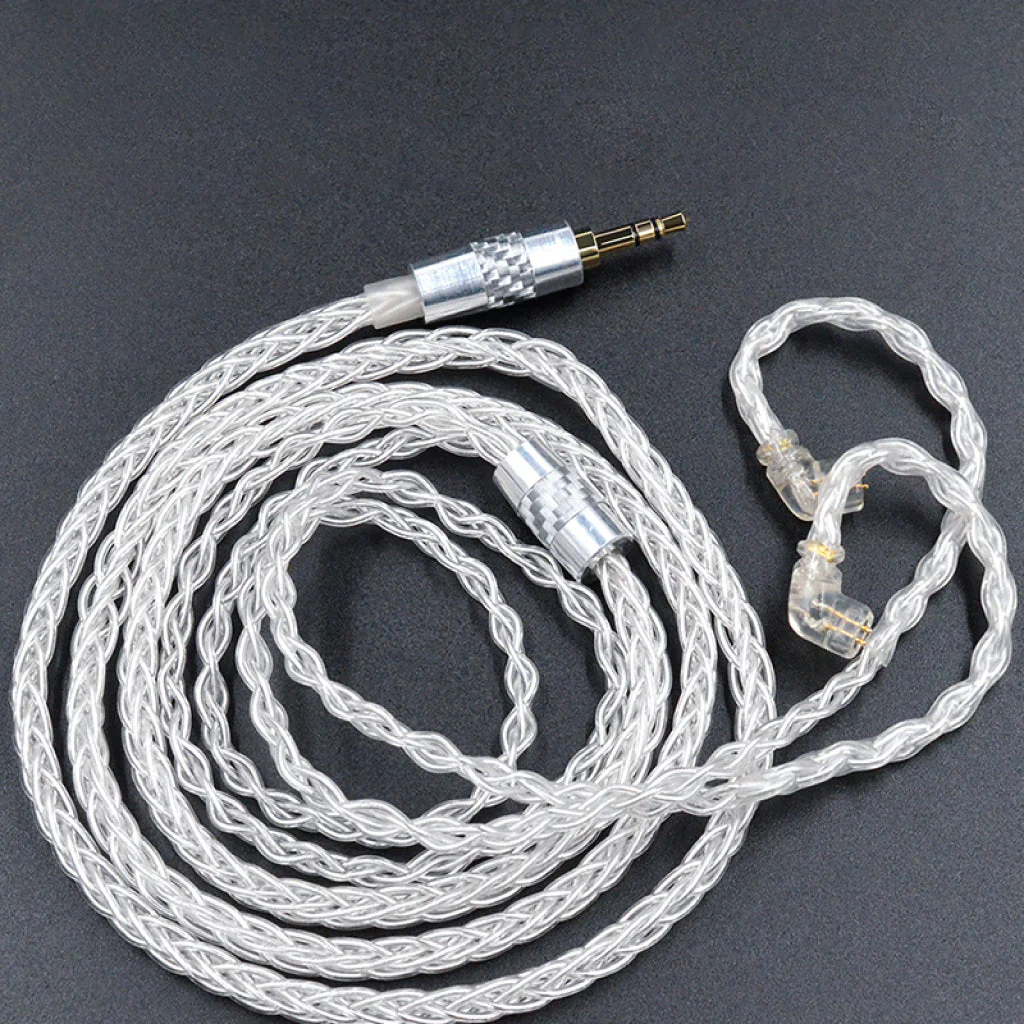 KZ - 8 Core Silver Plated Upgrade Cable for IEM - Image 6