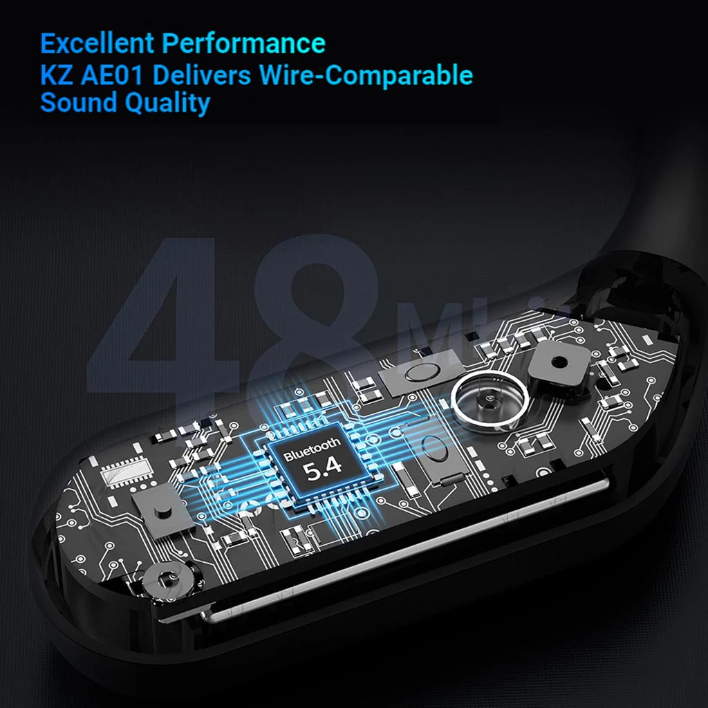 KZ AE01 TWS Bluetooth Adapter for IEMs - Image 4