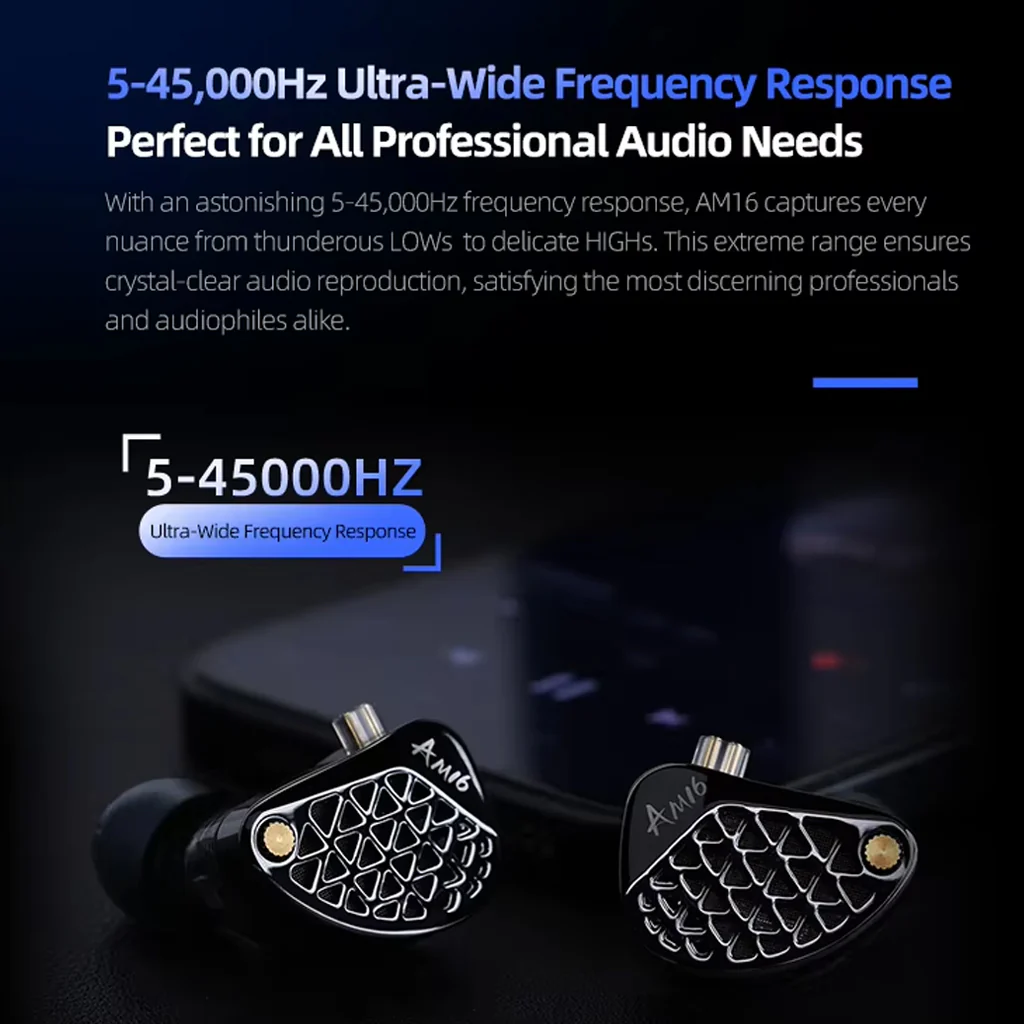 KZ - AM16 Sixteen Driver HiFi In-Ear Monitors - Image 14