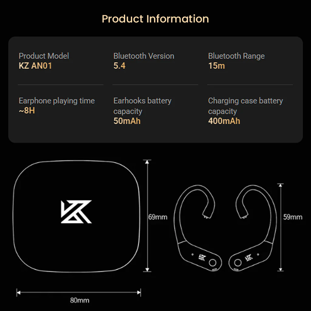 KZ-AN01 ANC Enabled Wireless Adapter for IEMs - Image 15
