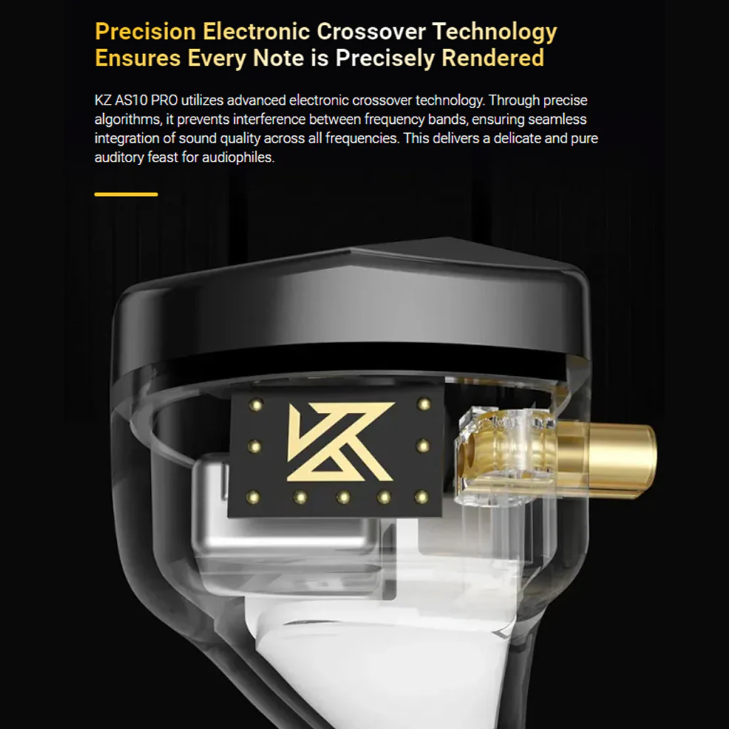 KZ AS10 PRO 5 BA Drivers IEM - Image 8