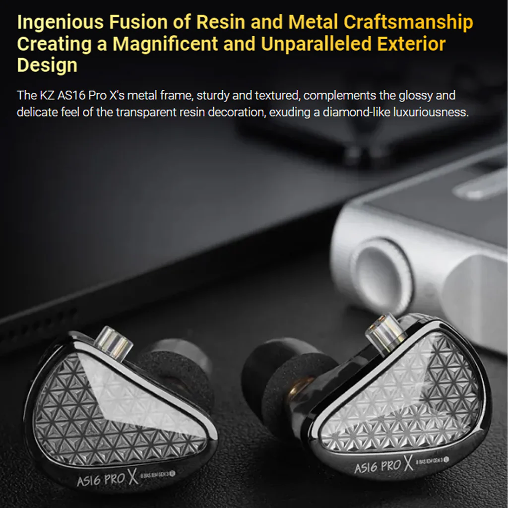 KZ AS16 Pro X 16 Balanced Armature Drivers IEM - Image 10