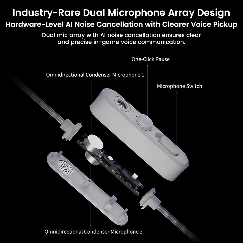 KZ - Axas Gaming IEM with DSP Sound Card & Dual Microphones - Image 14