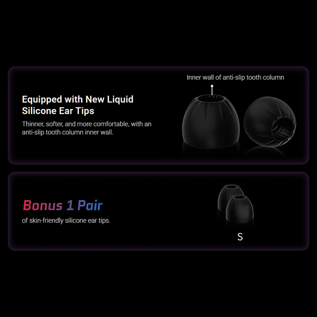 KZ - Axas Gaming IEM with DSP Sound Card & Dual Microphones - Image 16