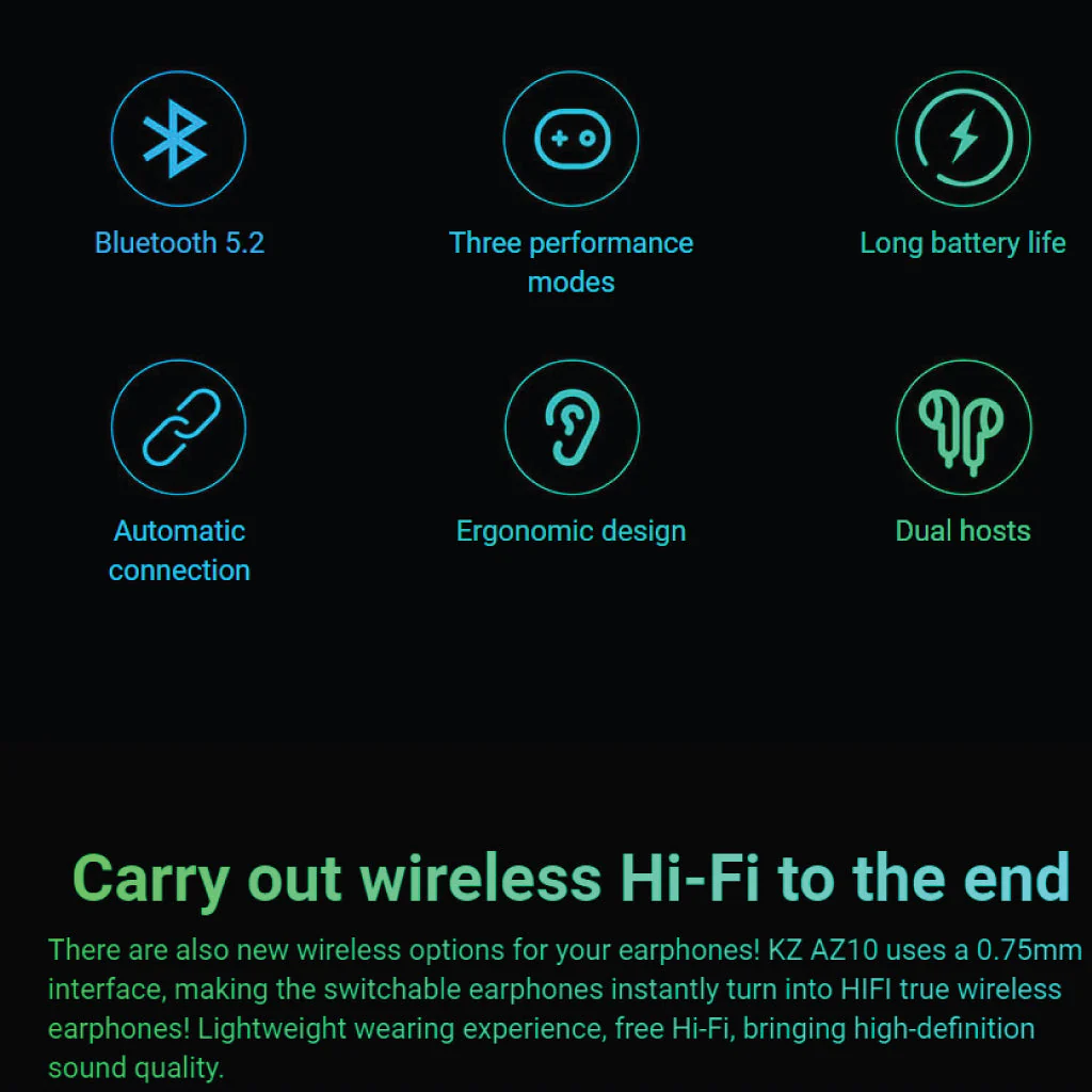 KZ - AZ10 Wireless Bluetooth Adapter - Image 7