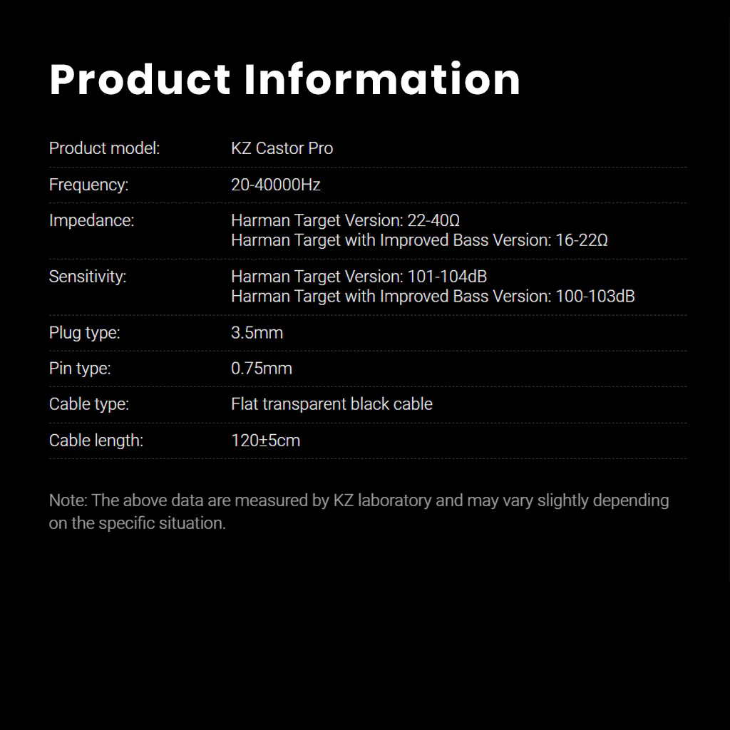 KZ - Castor Pro Dual Dynamic Driver IEM - Image 17