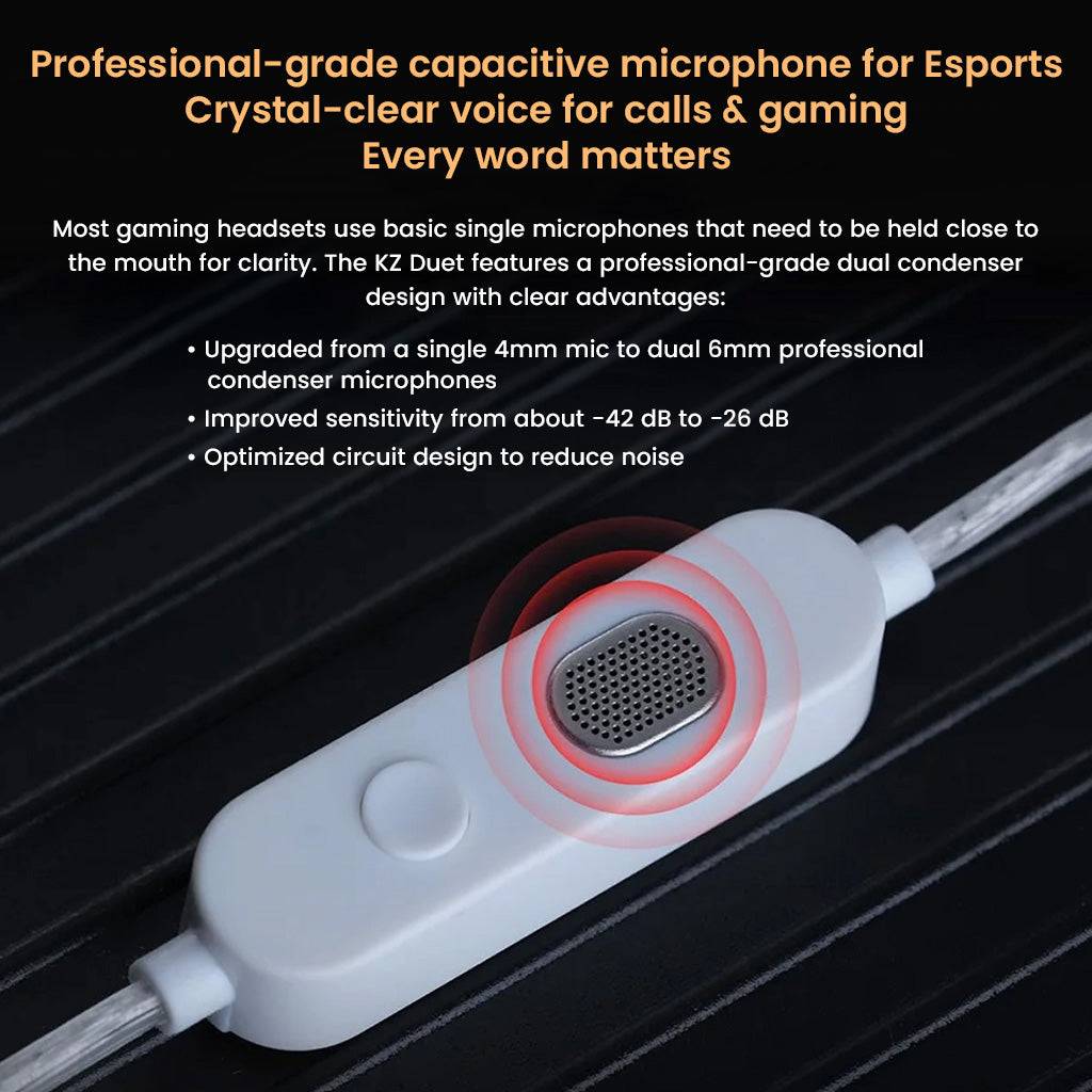 KZ- Duet Dual Dynamic Drivers Wired Earbuds - Image 11