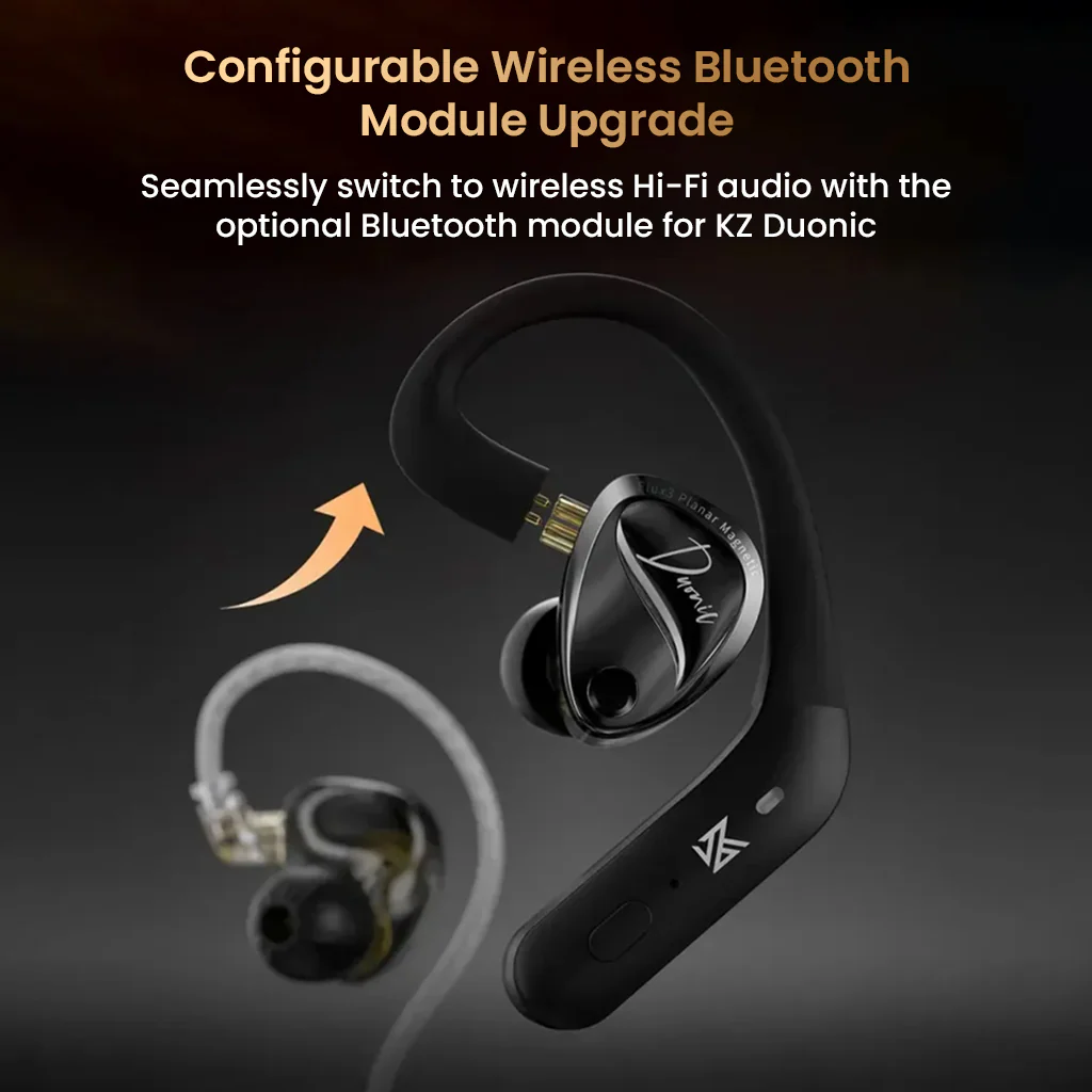 KZ - Duonic 3 Planar Magnetic + Dynamic Hybrid Driver IEM - Image 10