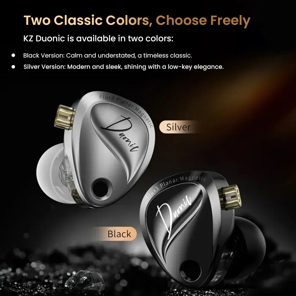 KZ - Duonic 3 Planar Magnetic + Dynamic Hybrid Driver IEM - Image 11