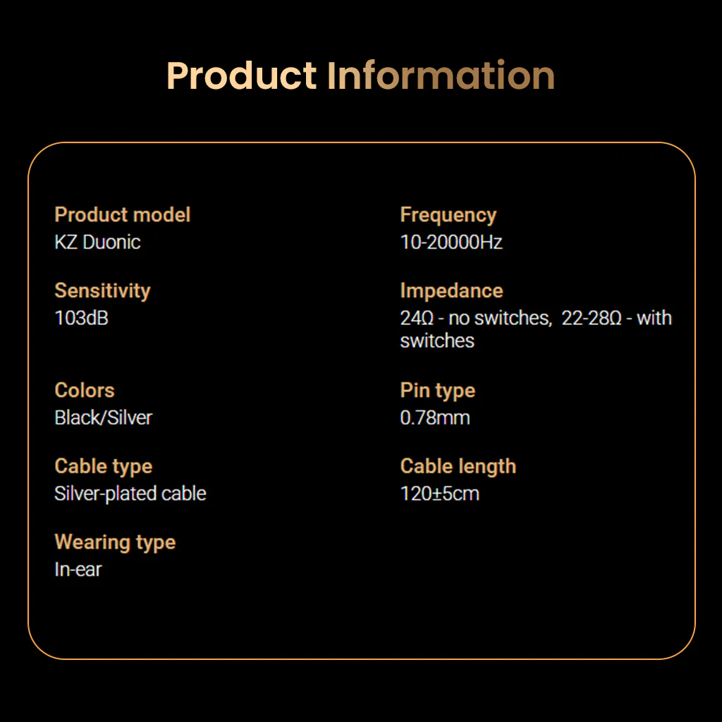 KZ - Duonic 3 Planar Magnetic + Dynamic Hybrid Driver IEM - Image 12