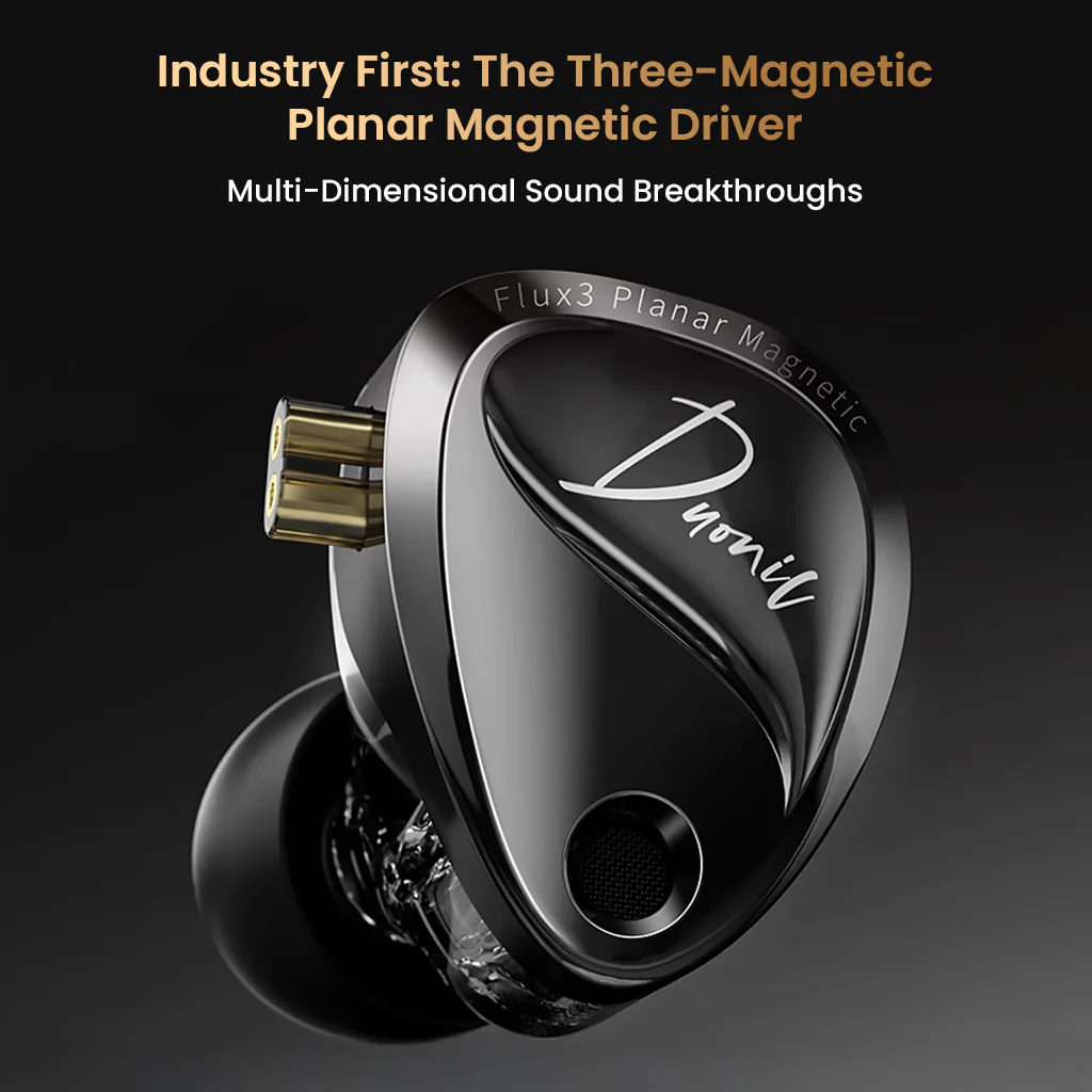KZ - Duonic 3 Planar Magnetic + Dynamic Hybrid Driver IEM - Image 2