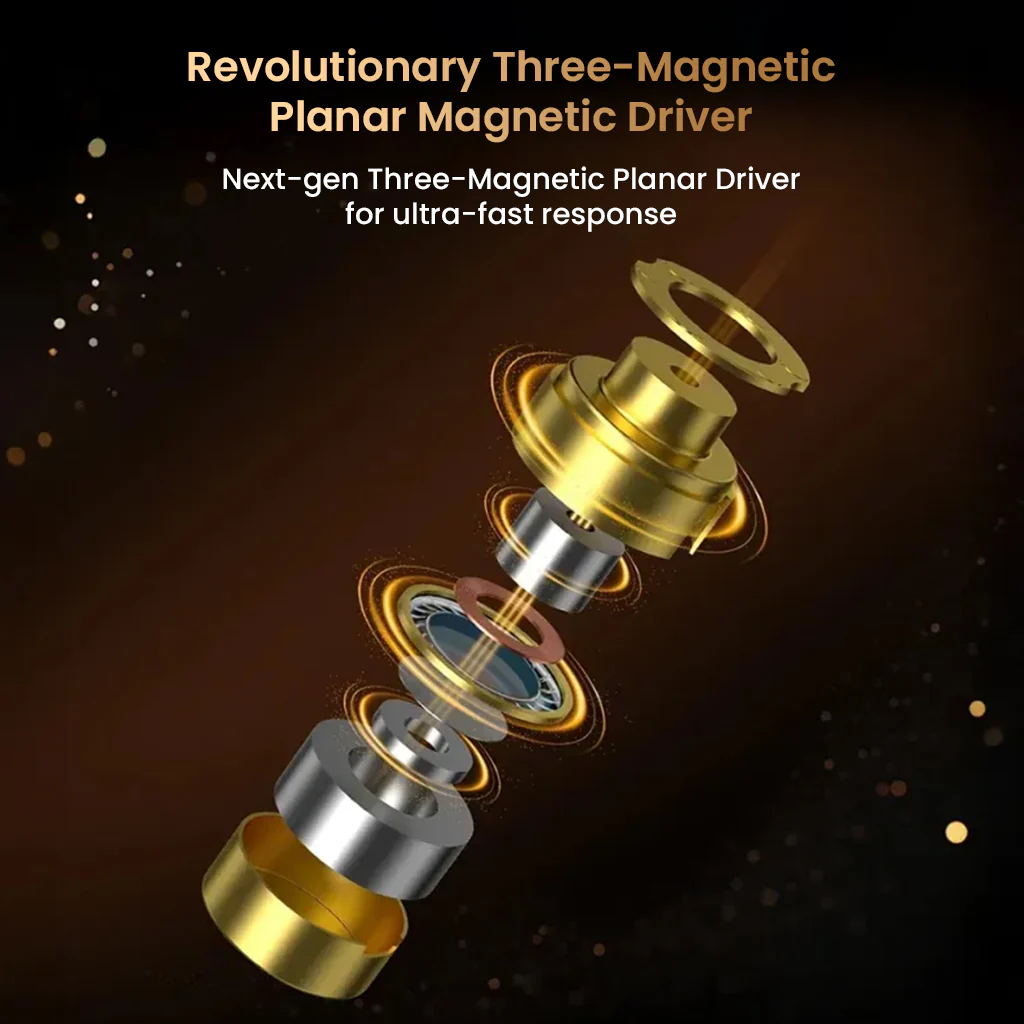 KZ - Duonic 3 Planar Magnetic + Dynamic Hybrid Driver IEM - Image 3