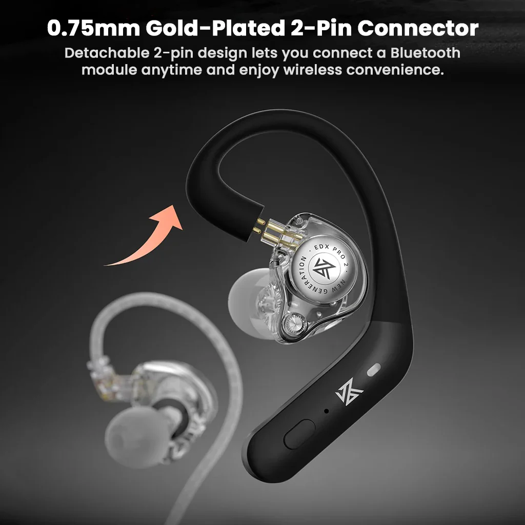 KZ - EDX Pro 2 Super Linear 10mm Dynamic Driver IEM - Image 6