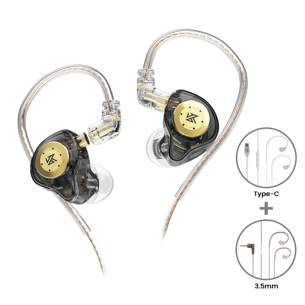 KZ - EDX Pro IEM with Dual Cable (3.5mm + Type C) with Mic - Image 12