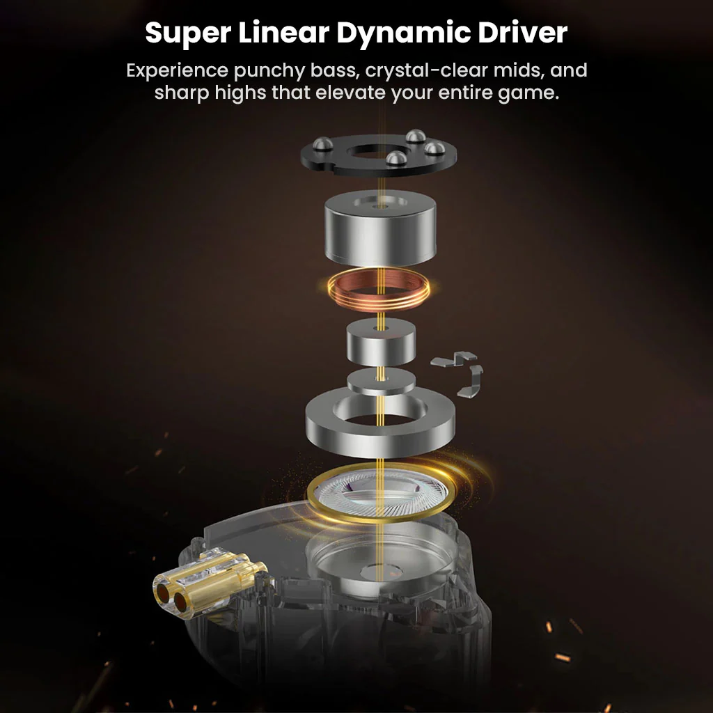 KZ - Gale Super Linear Dynamic Driver Gaming IEM - Image 2