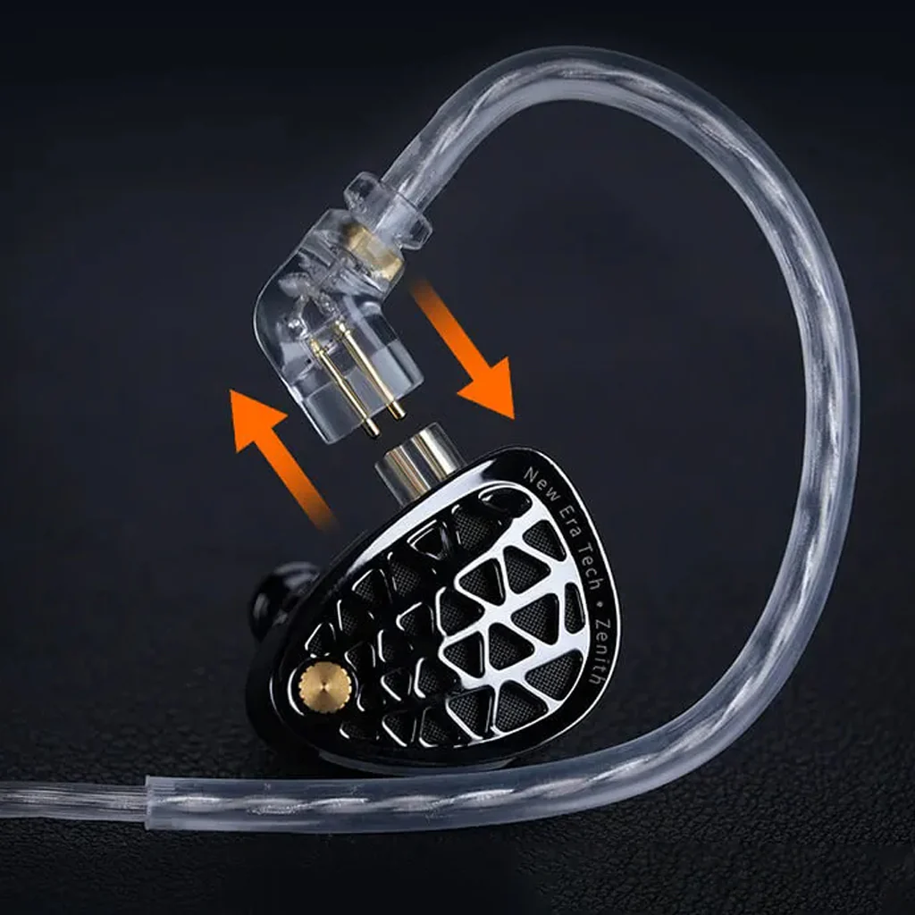 KZ- M2 Silver-Plated Upgrade Cable with Dual Mic - Image 2