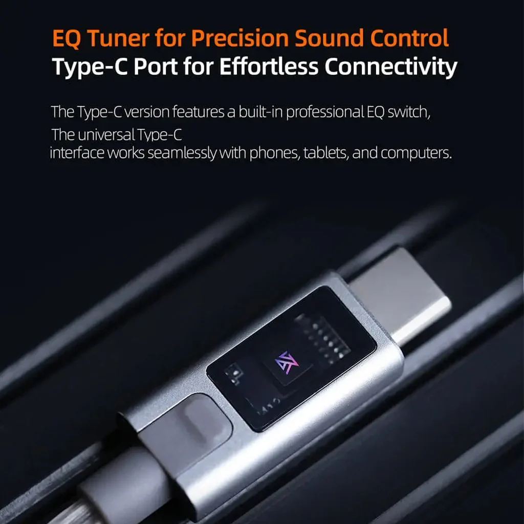 KZ- M2 Silver-Plated Upgrade Cable with Dual Mic - Image 6