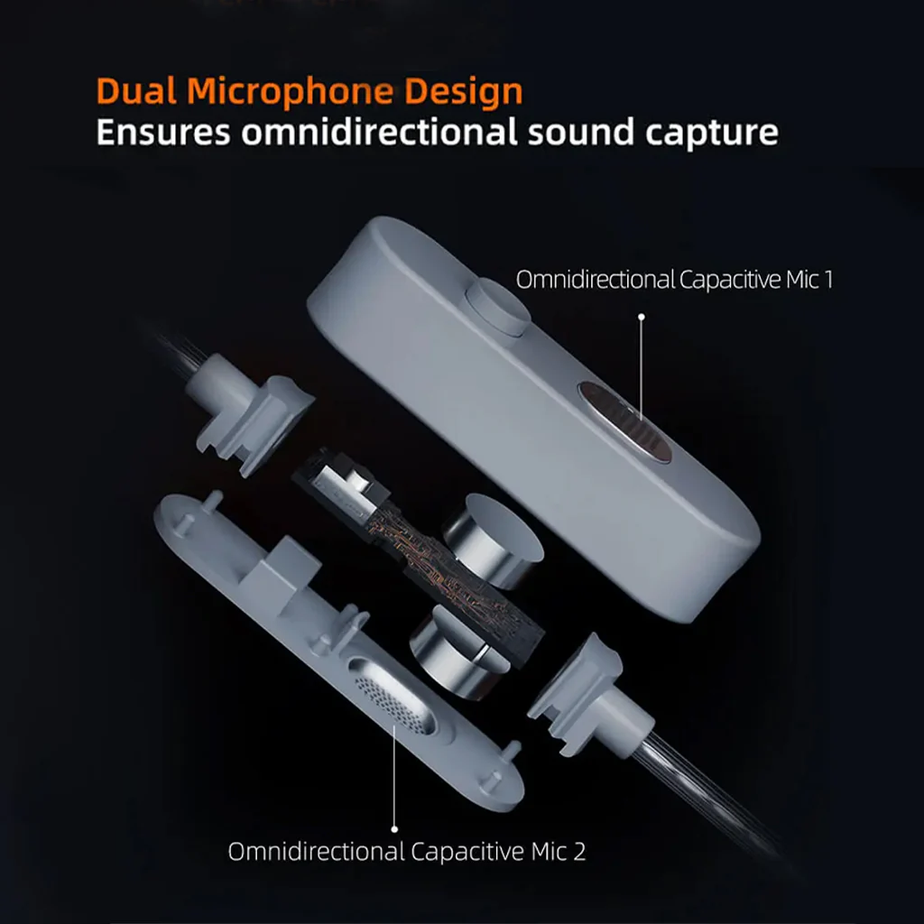 KZ- M2 Silver-Plated Upgrade Cable with Dual Mic - Image 8
