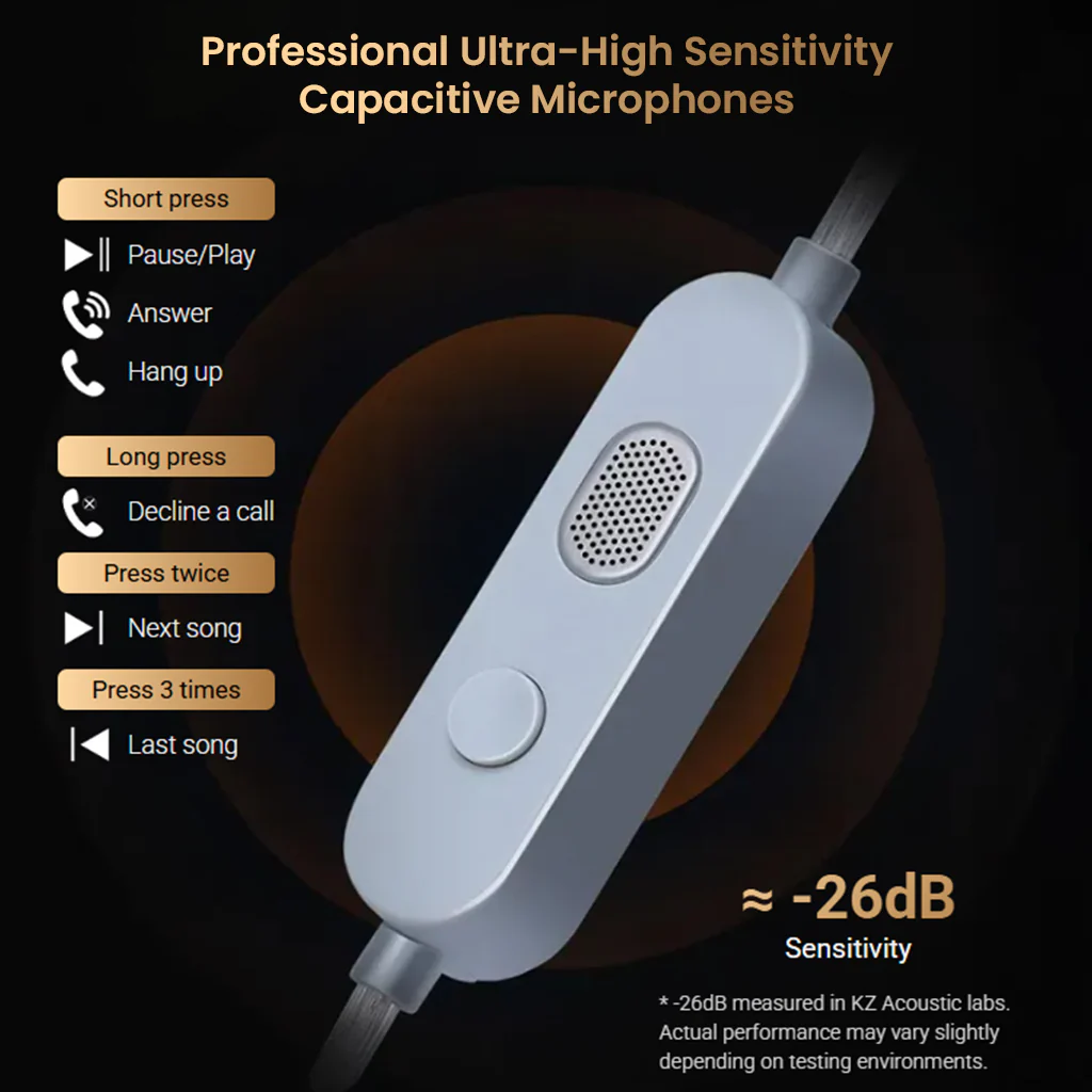 KZ- Pisces 10mm + 8mm Dual Dynamic Driver In-Ear Monitor - Image 13