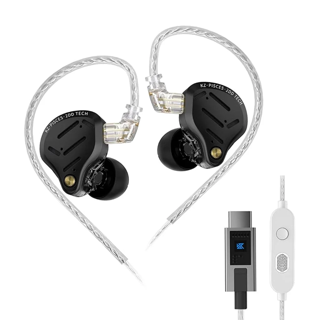 KZ- Pisces 10mm + 8mm Dual Dynamic Driver In-Ear Monitor - Image 17