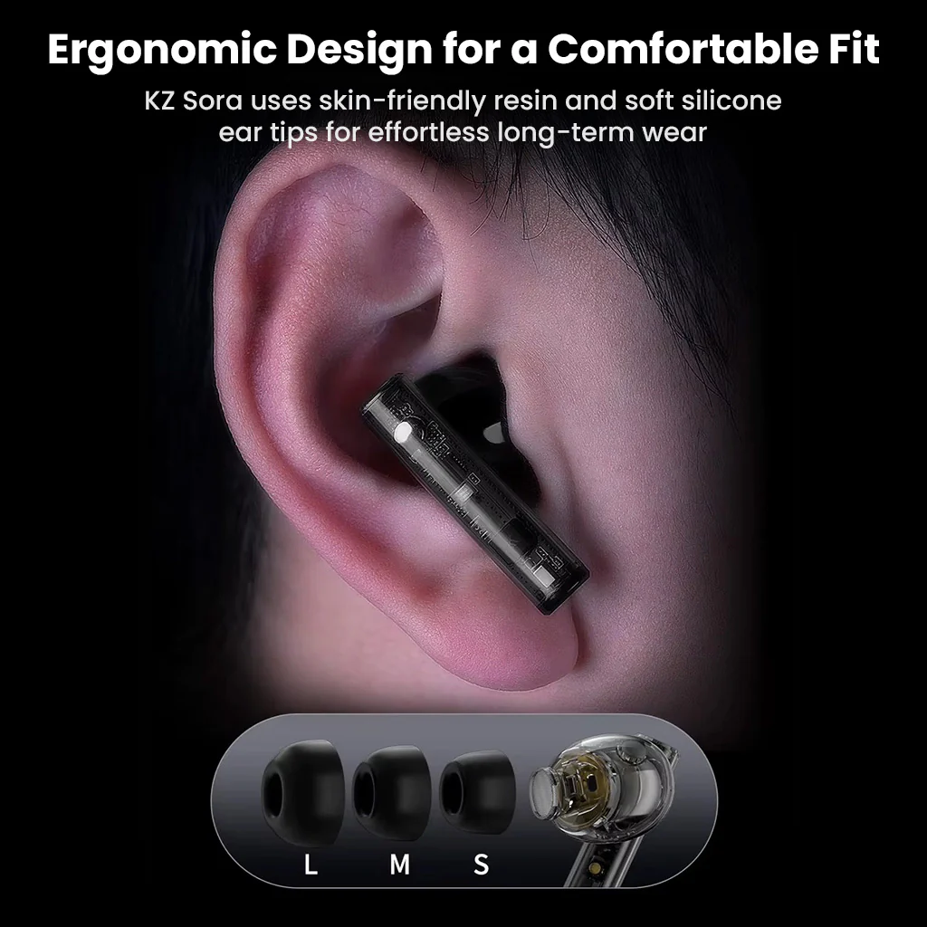KZ- Sora V5.4 Bluetooth True Wireless TWS Earbuds - Image 9