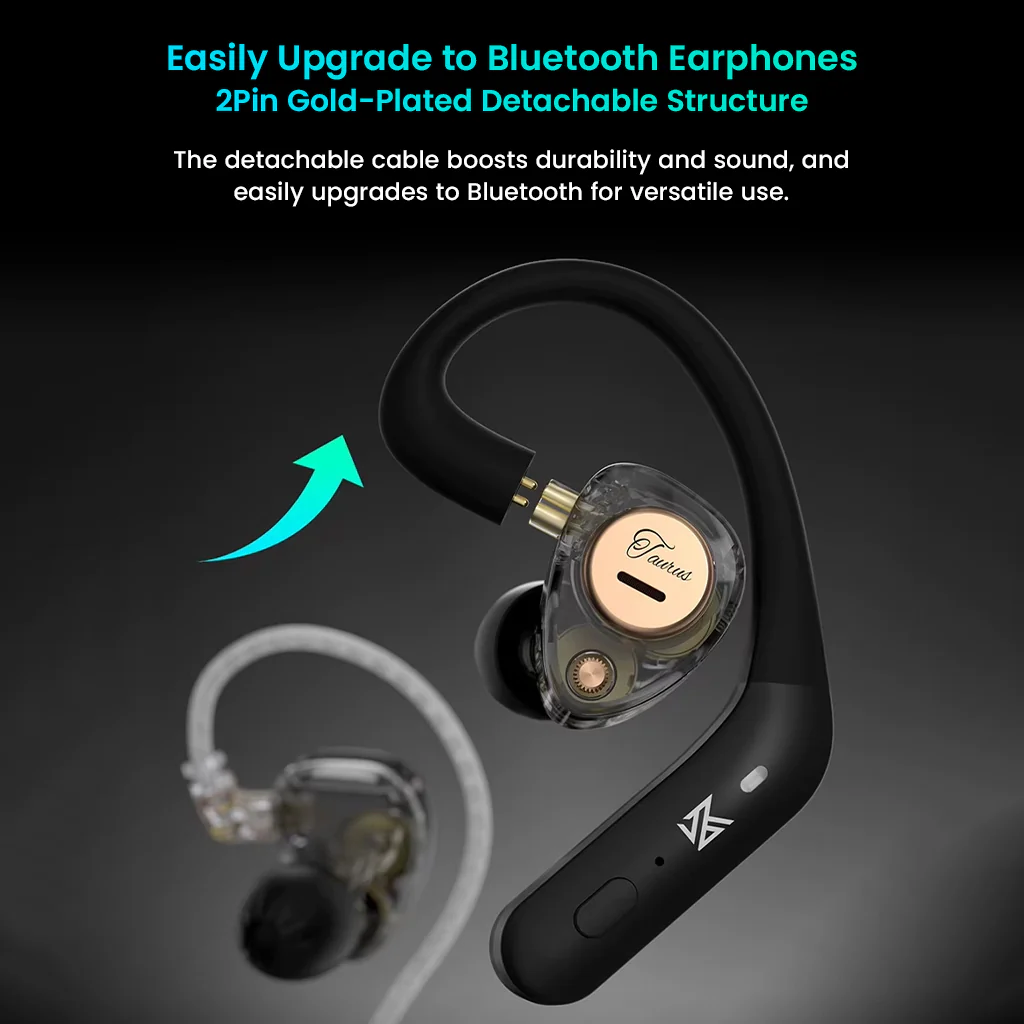 KZ- Taurus Dual 8mm Dynamic Drivers IEM - Image 9