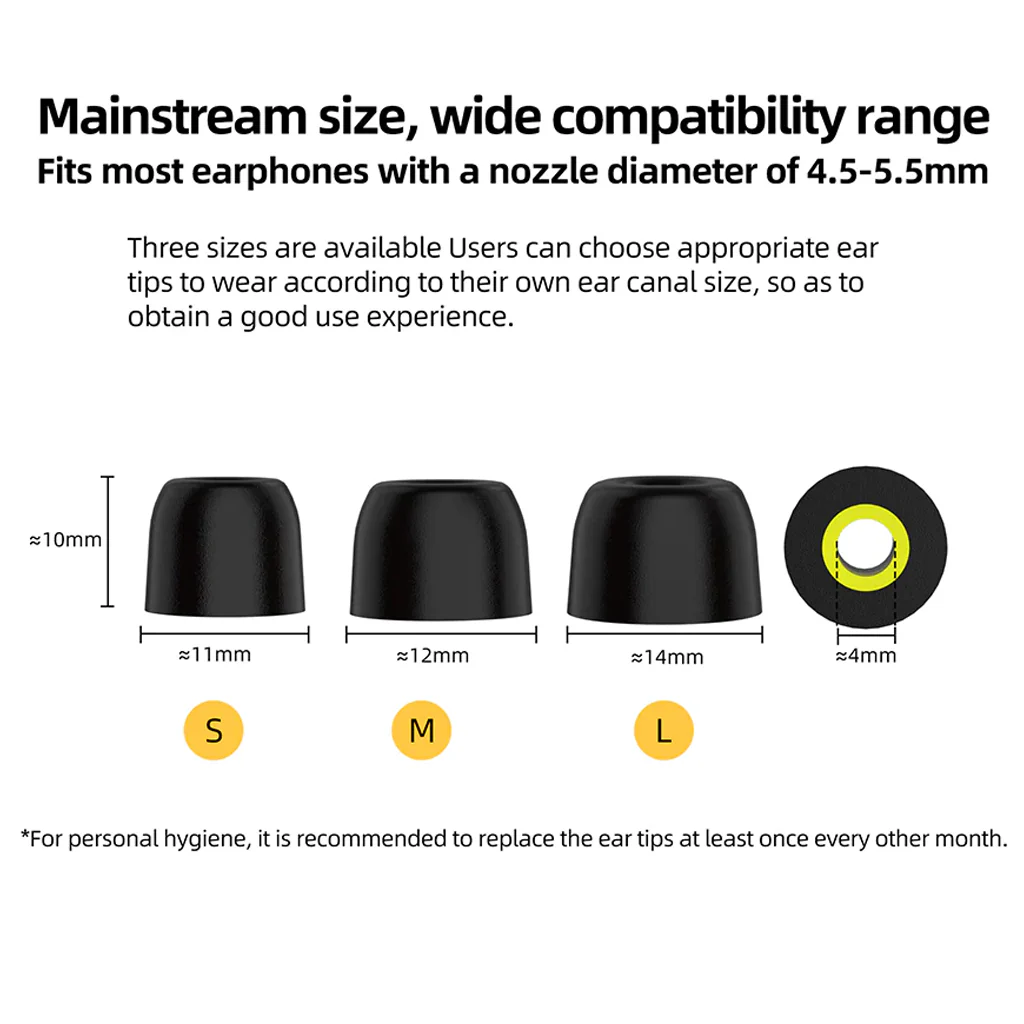 KZ - TB 3 Pair Memory Foam Eartips for IEMs - Image 6