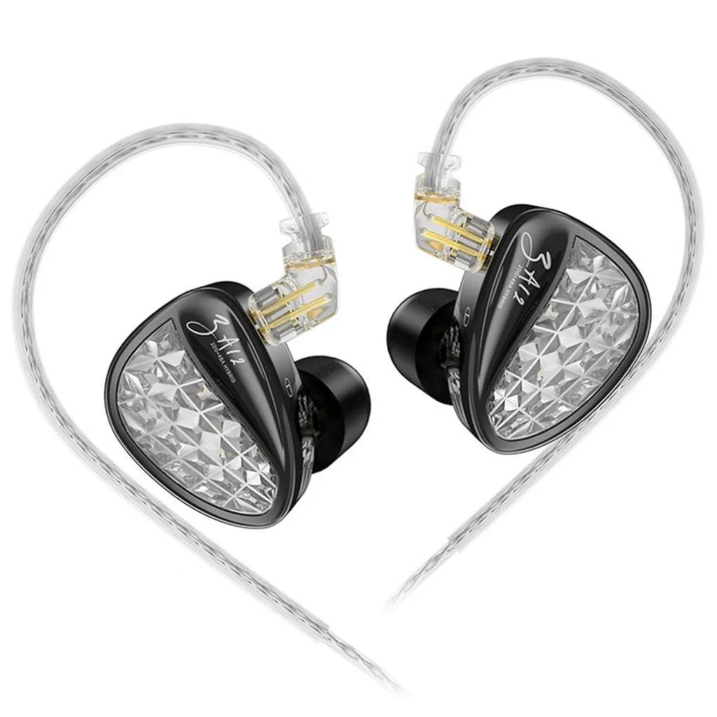 KZ ZA12 4BA+2DD Drivers Hybrid IEM
