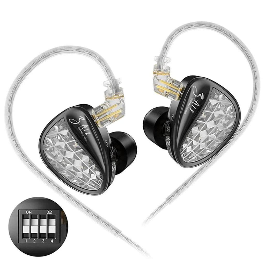 KZ ZA12 4BA+2DD Drivers Hybrid IEM - Image 2