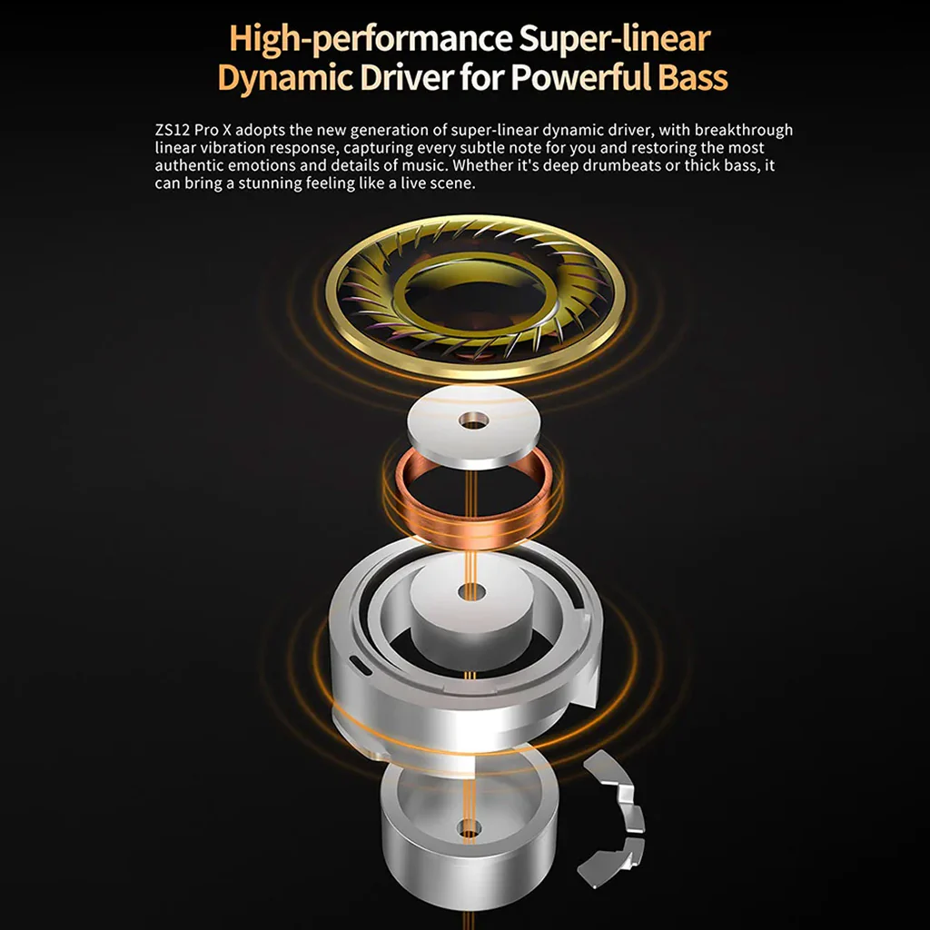 KZ - ZS12 PRO X Hybrid Drivers IEM - Image 6
