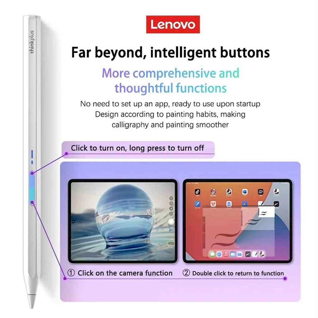 Lenovo Thinkplus BP19 Universal Stylus Pen For Capacitive Screens (Demo Unit) - Image 3