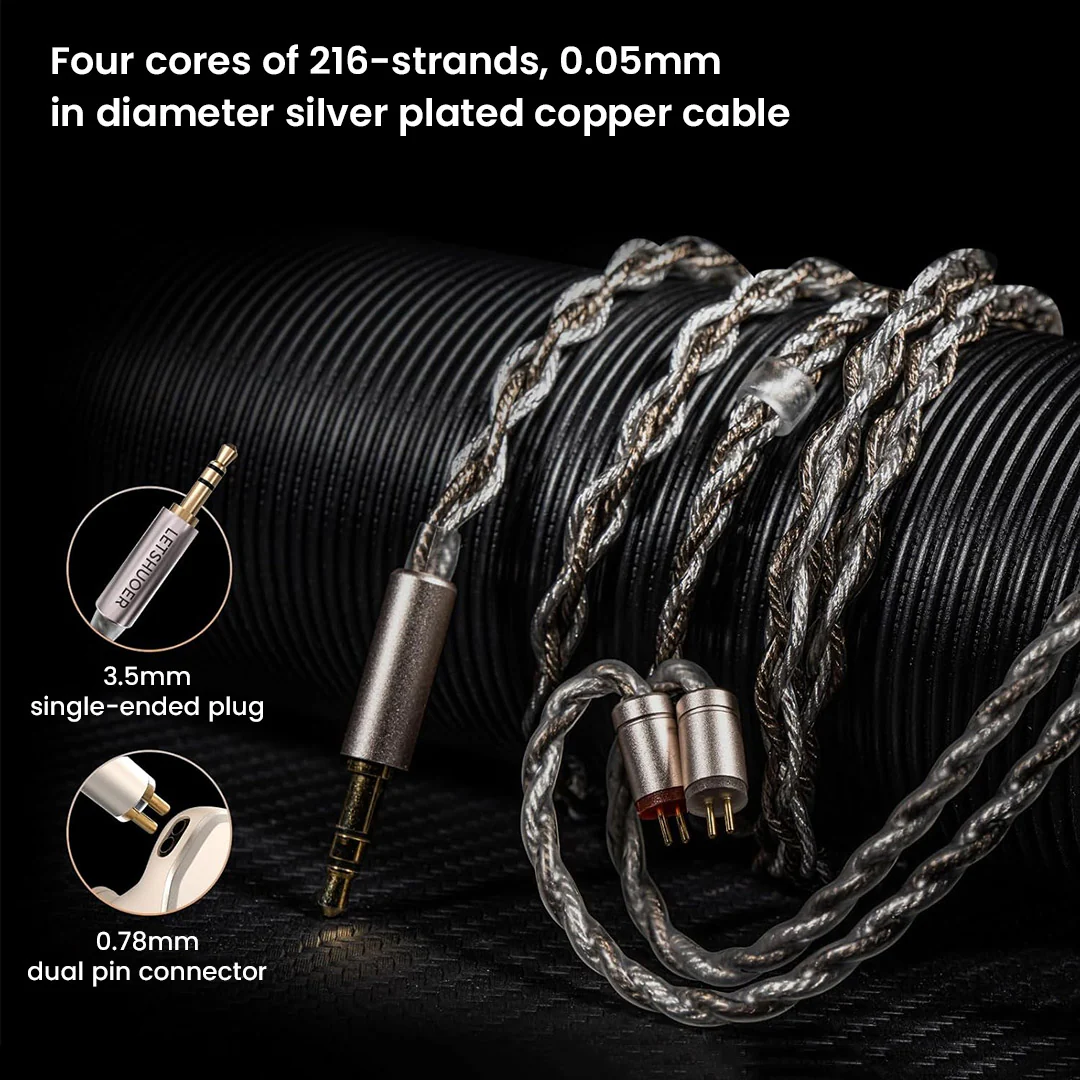 LETSHUOER - DZ4 3DD+1PR Hi-Fi In-Ear Monitor - Image 7
