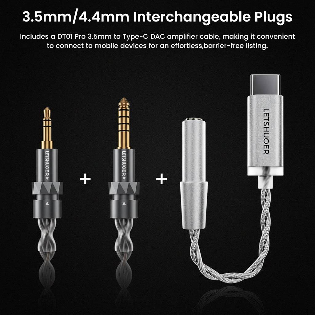 LETSHUOER – S12 Ultra 14.8mm Planar Magnetic Driver IEM - Image 10