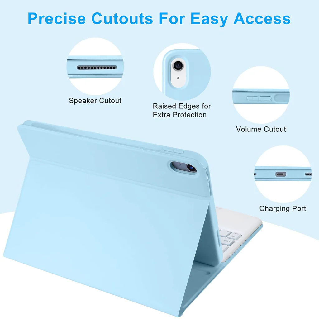 LX103T Keyboard Case Cover for Lenovo Tab M10 FHD Plus 2nd Gen/ K10 10.3 - Image 5
