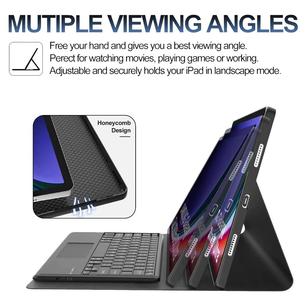 LX106T Keyboard Case for Lenovo Tab M10 FHD Plus 3rd Gen 10.61 - Image 11
