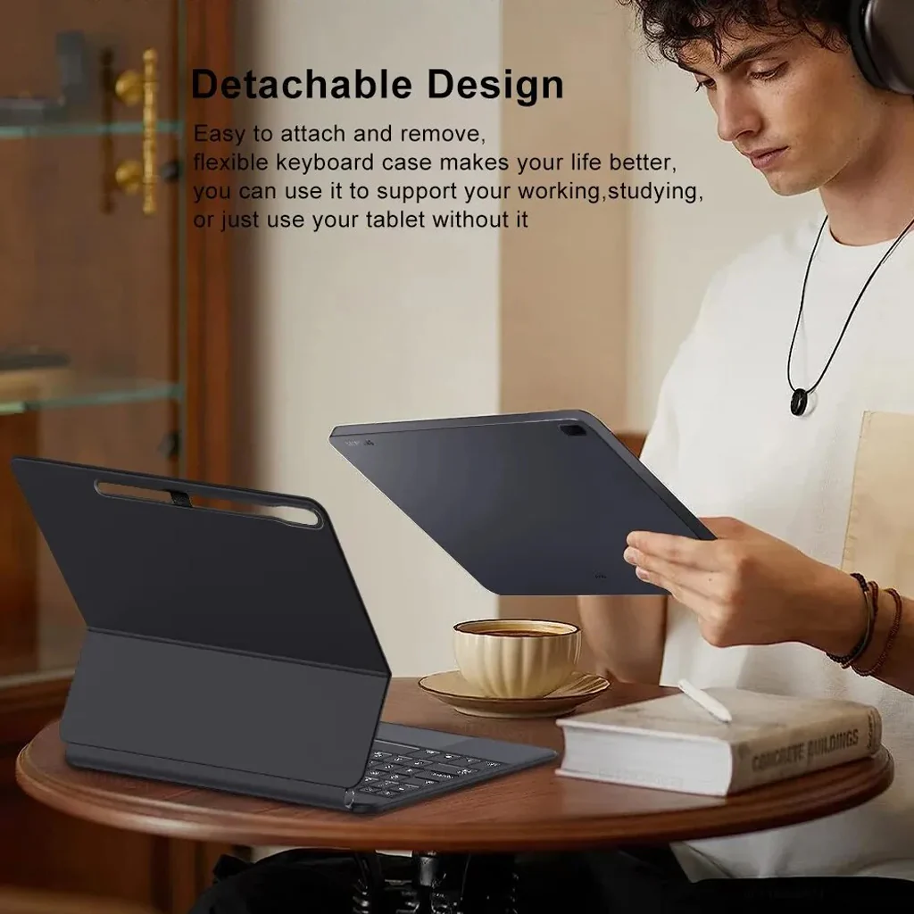 M11P-S9 Keyboard Case for Samsung Galaxy Tab S9 FE / S9 / S8 / S7 11-inch - Image 4