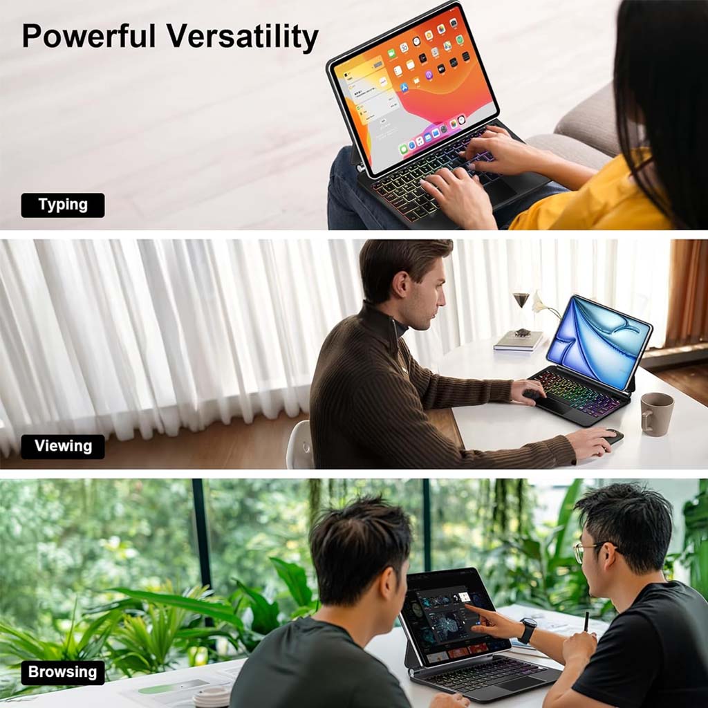 MK-M211 Magnetic Keyboard Case for iPad Air 11" - Image 9