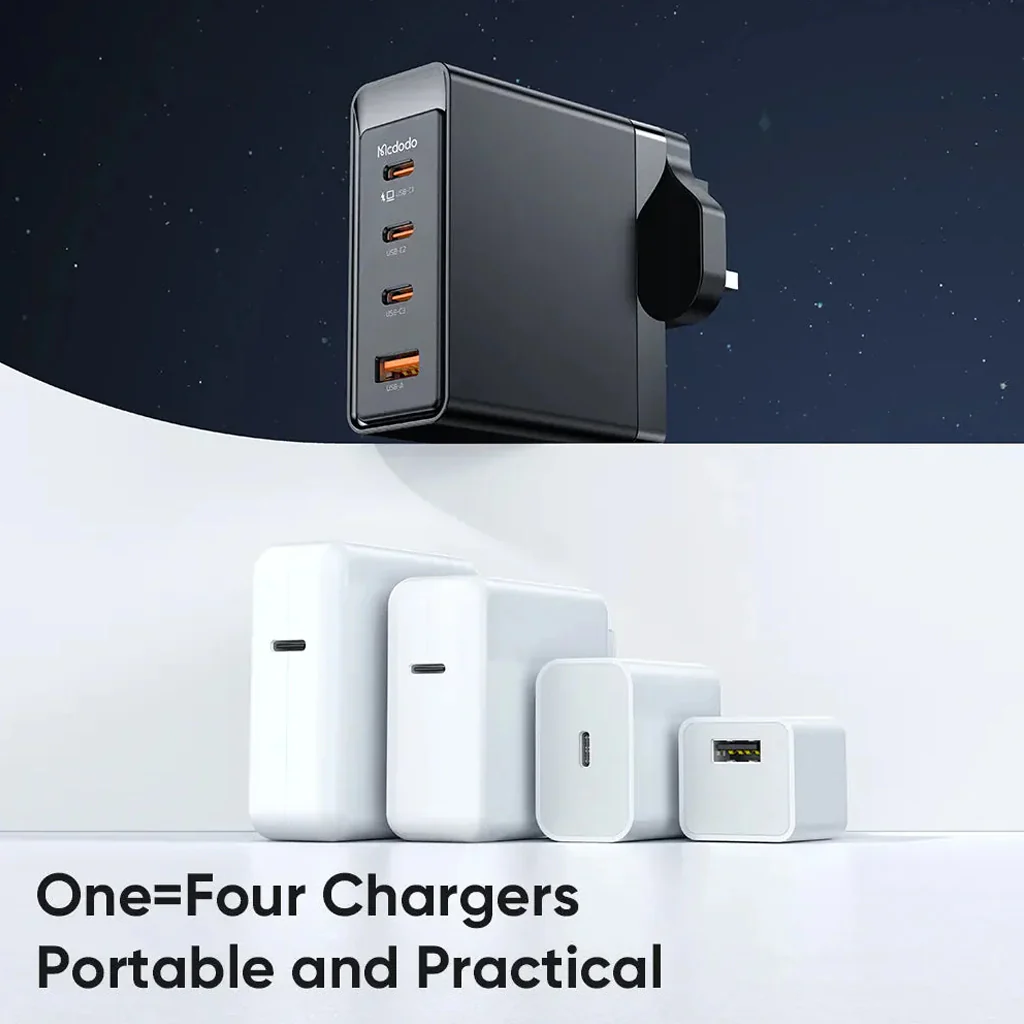 MCDODO- 100W Gan Charger with EU, UK plugs (CH-8101 Pro) - Image 14