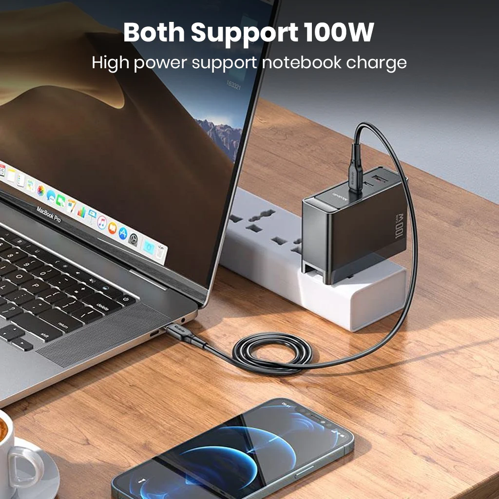 MCDODO- 100W Gan Charger with EU, UK plugs (CH-8101 Pro) - Image 2