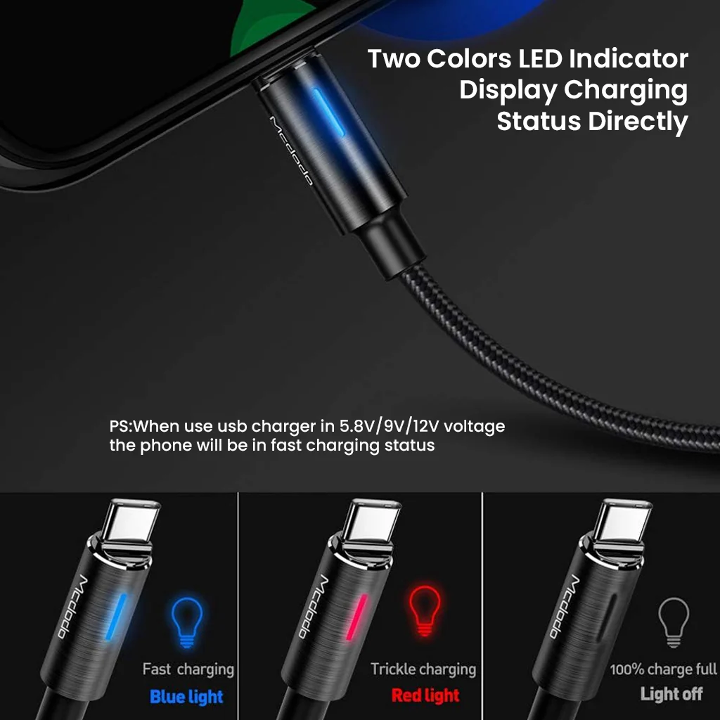 Mcdodo- QC 3.0 USB-A Fast Charging Cable - Image 5