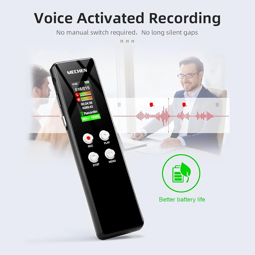 MECHEN - V01 64GB Digital Voice Recorder - Image 4